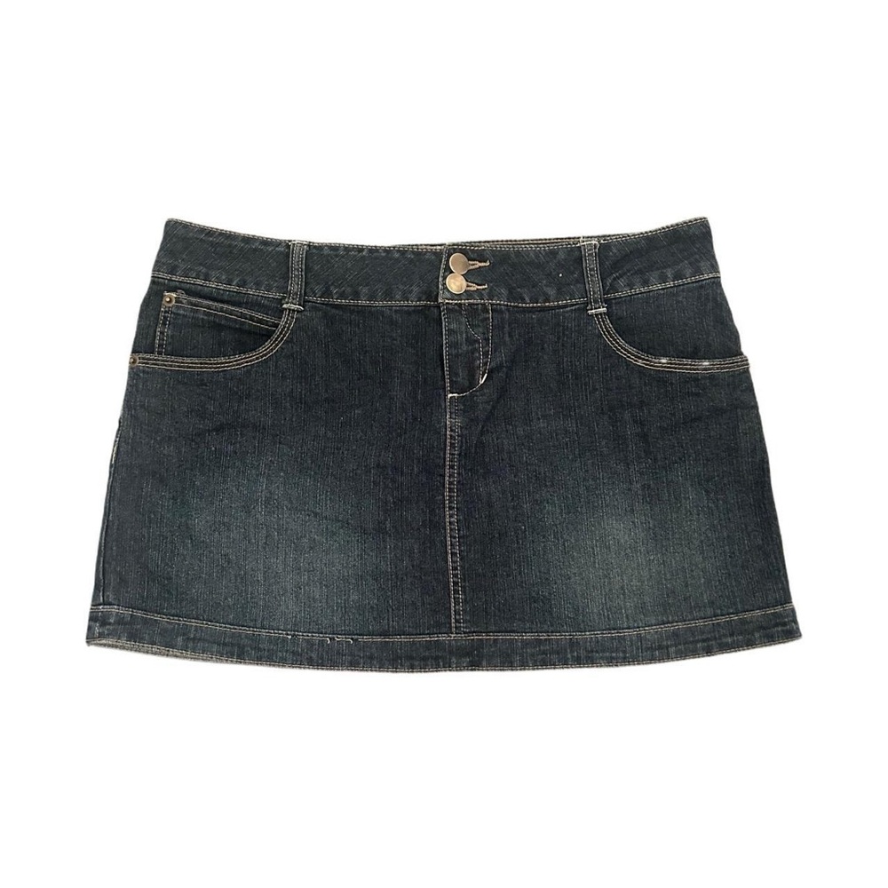 vintage y2k denim skirt